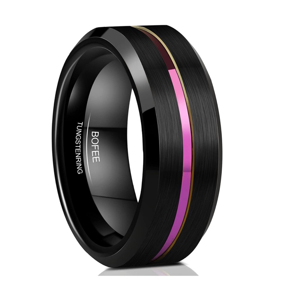 BOFEE Wedding Band Ring for men.